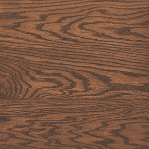 Red Mahogany stain shown on Red Oak flooring