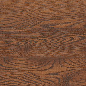 Rosewood stain shown on Red Oak flooring